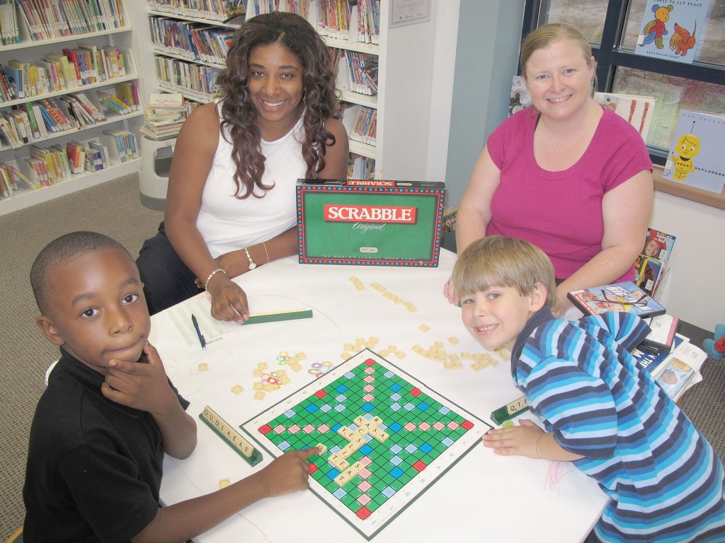 Scrabble at Library copy