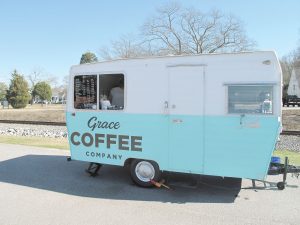 Grace Coffee Company on Main Street in Blythewood. The mobile vendor has recently found itself in the eye of the storm revolving around Town Council’s debate on new regulations. (Photo/James Denton)