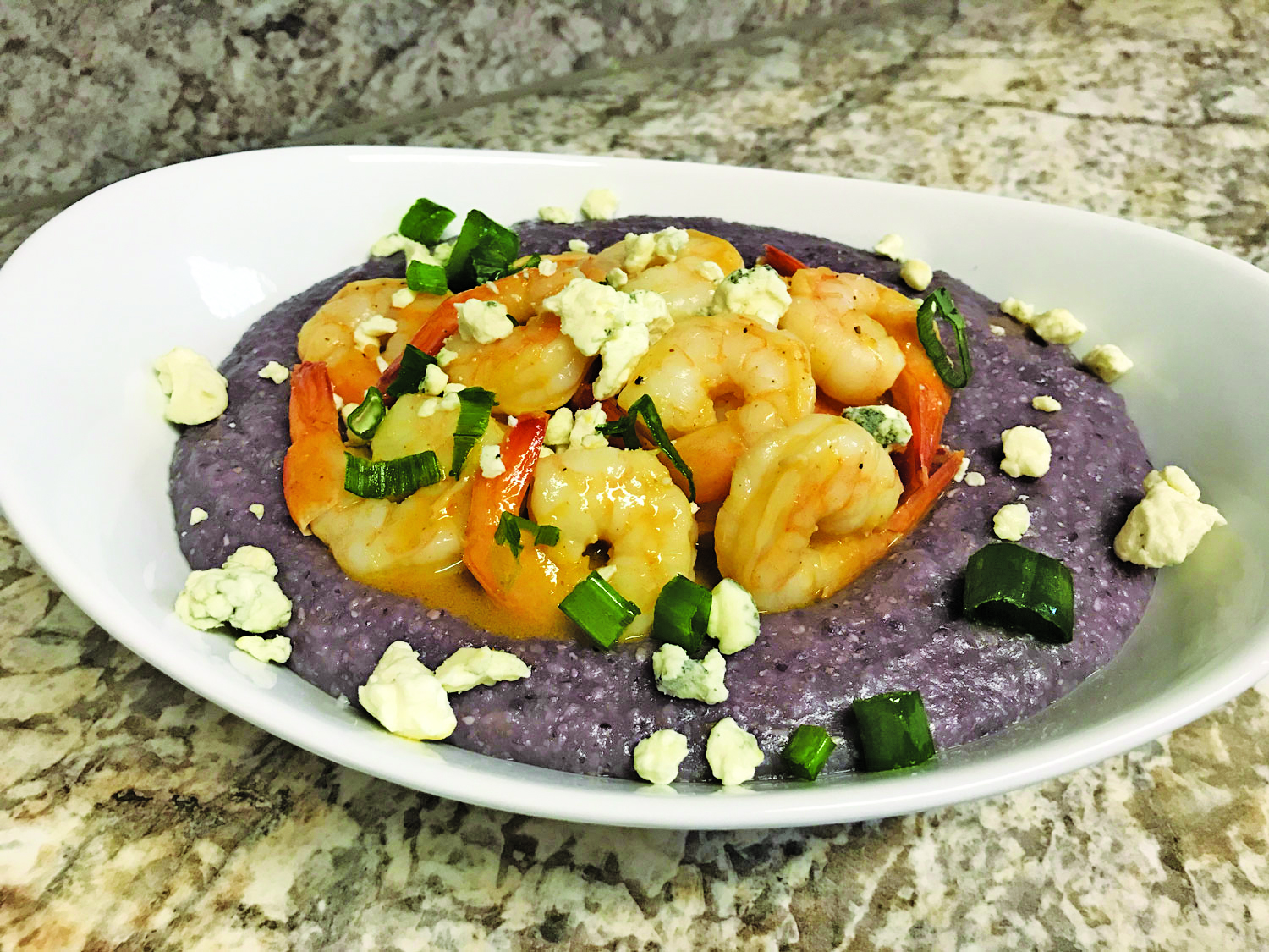 Seared Shrimp and Charred Corn Grits – Field Company